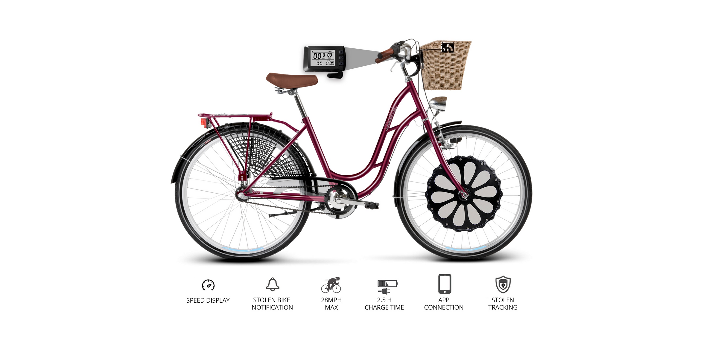 all in one wireless electric bike kit transforms any bike into ebike with a 55 miles range