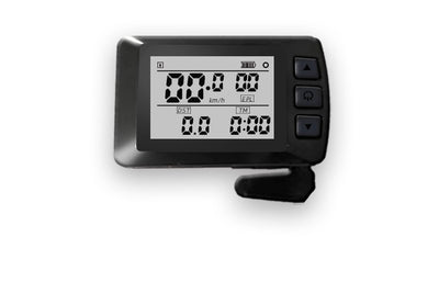 LCD Display for electric bike 36 48 60 v with digital speed mileage and distance information