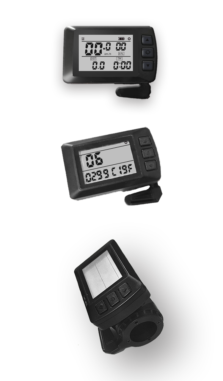 e bike display settings LCD Wireless Display & Throttle for E-Bike – E-Switchy Electric Bike Kit